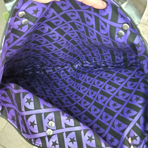 Elton John Black Canvas Tote Bag Concert Farewell Yellow Brick Road Tour Travel - Picture 3 of 4